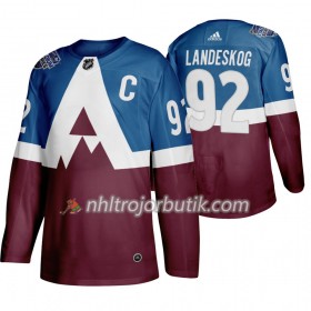 Män Ishockey Colorado Avalanche tröja Gabriel Landeskog 92 Adidas 2020 Stadium Series Authentic